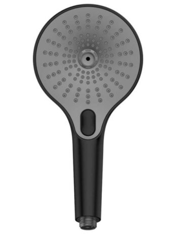 Inter Ceramic tuš ručica, 3 funkcije 13cm abs mat crna