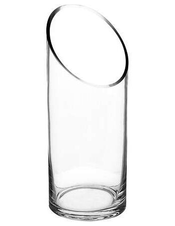 Atmosphera vaza cylindre 10x25cm transparent