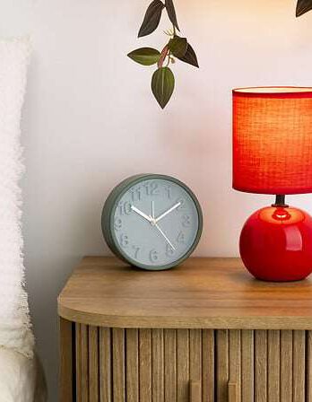 Atmosphera svjetiljka timeo 13x25cm pvc/keramika crvena