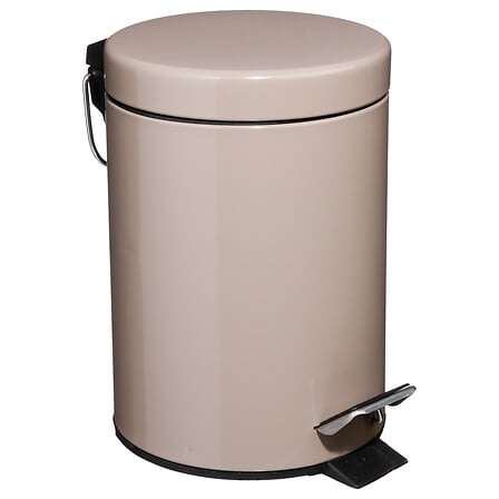 Five kanta za smeće classic 3l na pedalu, metal/pp, bež - Image 4