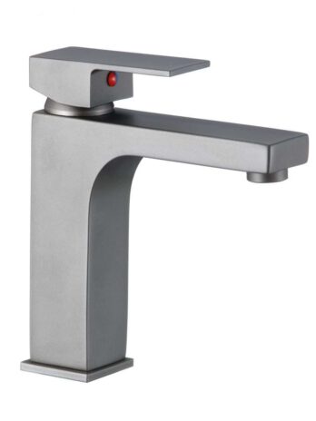 Inter Ceramic slavina za umivaonik jasmina zinc/mesing gun grey