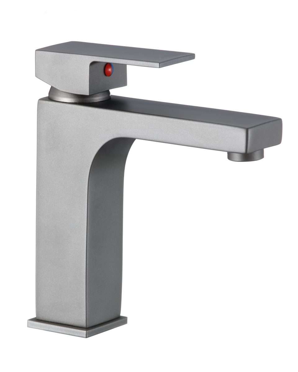 Inter Ceramic slavina za umivaonik jasmina zinc/mesing gun grey