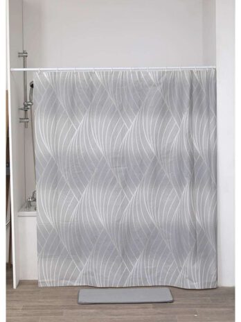 Tendance zavjesa za kadu 180x180cm + 12 bijelih kukica peva, plaza