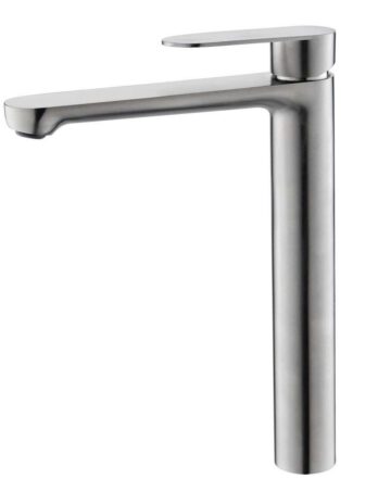 Inter Ceramic visoka slavina za umivaonik marsiliya ss304 mat srebrna