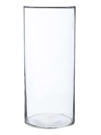 Atmosphera vaza 13x30cm staklo prozirna