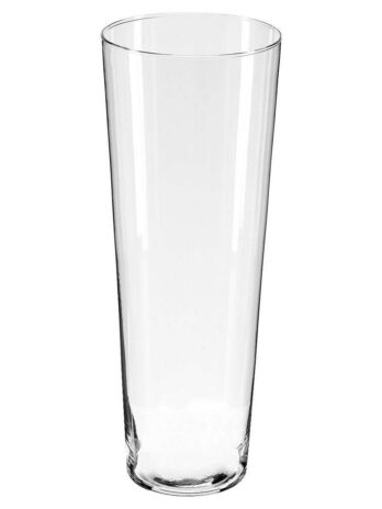 Atmosphera vaza h40cm staklena prozirna