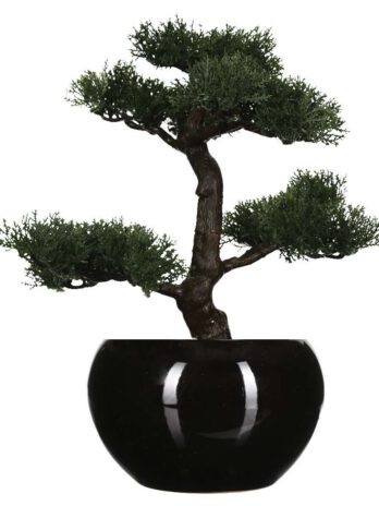 Atmosphera umjetno cvijeće bonsai 36cm polistiren/keramika crna