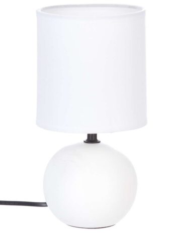 Atmosphera svjetiljka stolna timeo 13x25cm pvc/keramika bijela