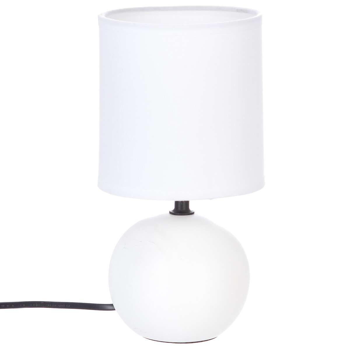 Atmosphera svjetiljka stolna timeo 13x25cm pvc/keramika bijela