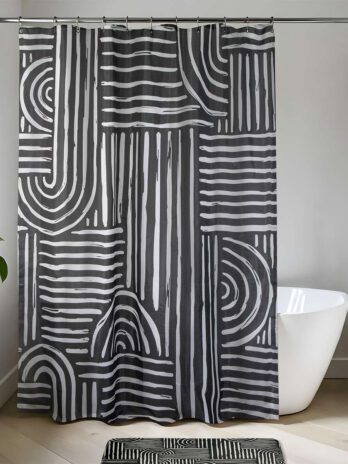 Tendance zavjesa za kadu 180x200cm poliester, ethnic vibes