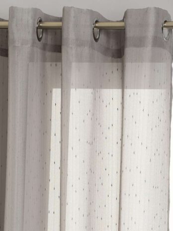 Atmosphera zavjesa striped 140x240cm pes siva