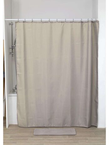 Tendance zavjesa za kadu diamond 180x200cm, poliester, sivo smeđa
