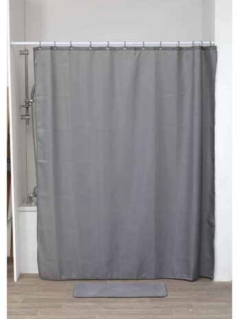 Tendance zavjesa za kadu diamond 180x200cm, poliester, siva
