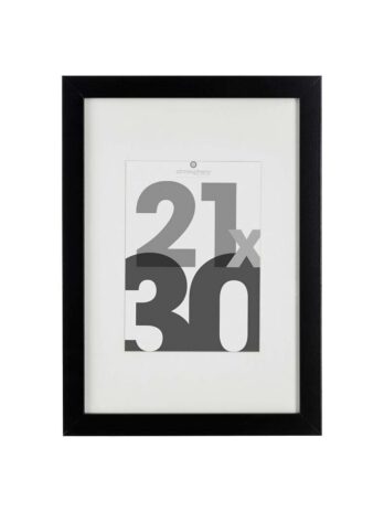 Atmosphera okvir za fotografiju eva 21x30cm mdf/staklo crna