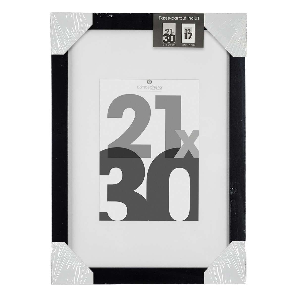 Atmosphera okvir za fotografiju eva 21x30cm mdf/staklo crna - Image 3