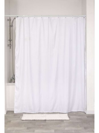 Tendance zavjesa za kadu 180×200 cm, mikrofibra, bijela