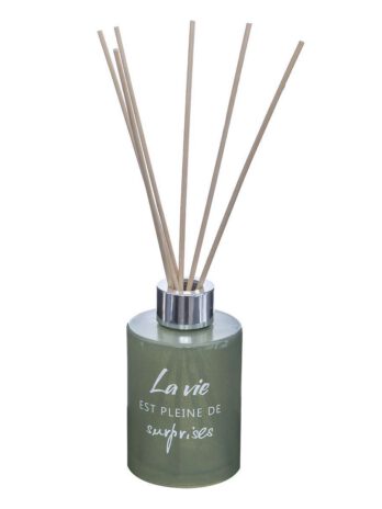 Atmosphera mirisni set lola zen 13,5x19cm staklo/metal/ulje/vosak višebojni