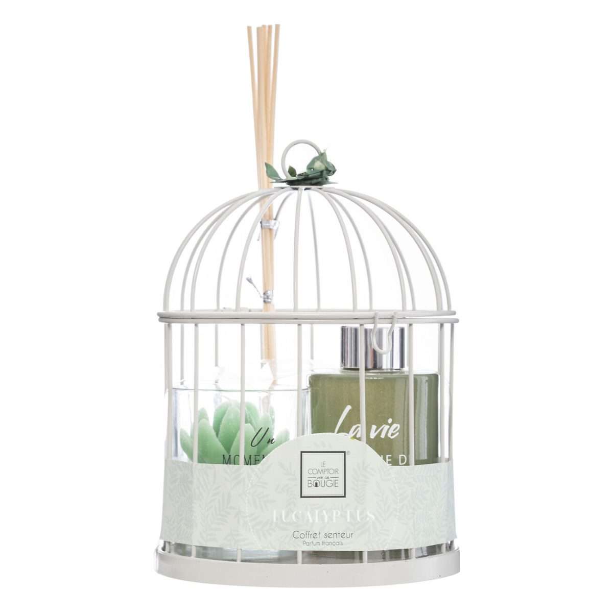 Atmosphera mirisni set lola zen 13,5x19cm staklo/metal/ulje/vosak višebojni - Image 7