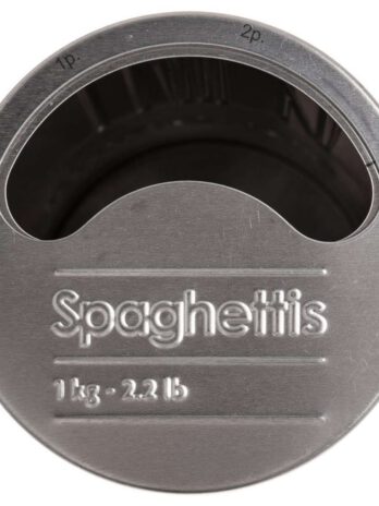 Five kutija za špagete embossed 3d 8,5x27cm metal crna