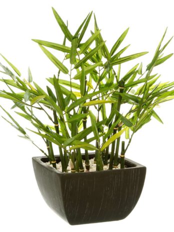 Atmosphera umjetno cvijeće u tegli bambus 35cm pe crna