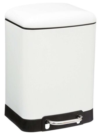 Five kanta za smeće ariane 6l 22.5×23.5×32.5cm metal bijela