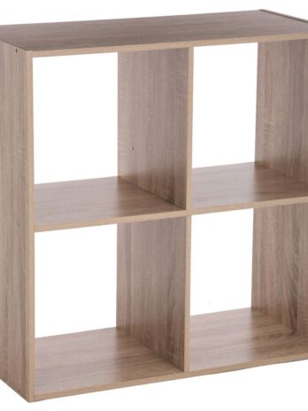 Five polica mix modul – 4 otvora 67.5x32x67.5cm iverica, natur