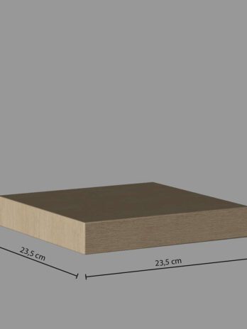Five zidna polica fixy 23.5×23.5×3.8cm mdf, natur