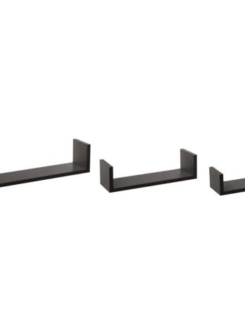 Five set polica fixy edge 3/1 mdf, crna
