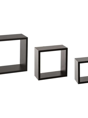 Five set polica fixy cube s 3/1 mdf, crna