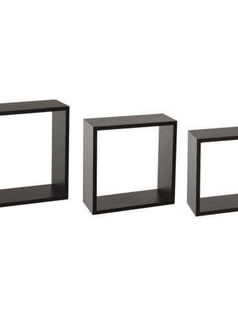 Five set polica fixy cube l 3/1 mdf, crna