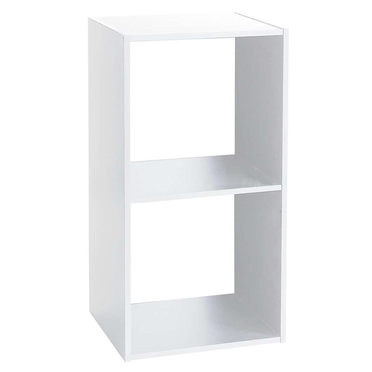 Five polica 2 otvora modul 34.5x32x67.6cm furnir bijela