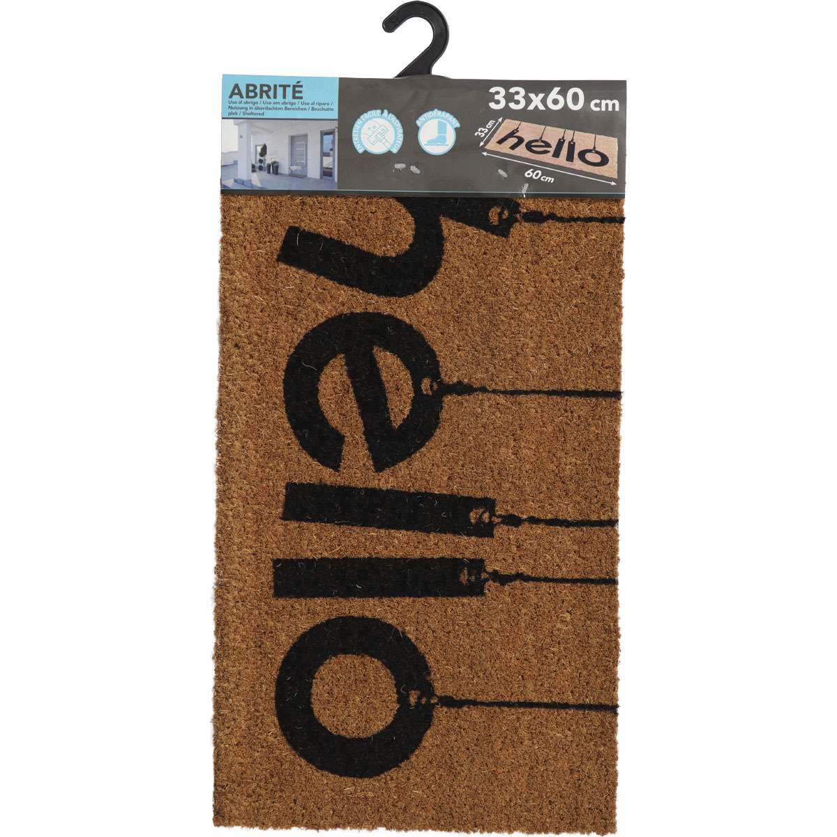 Luance otirač 33x60cm coco/pvc - hello - Image 2