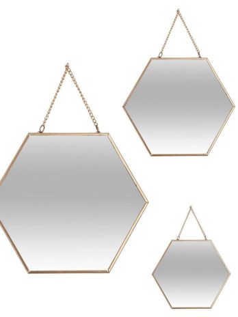 Atmosphera set 3/1 ogledala hexagon