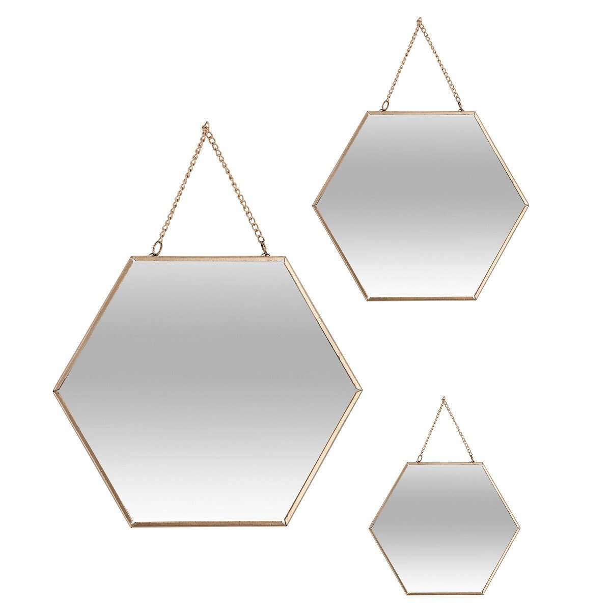 Atmosphera set 3/1 ogledala hexagon