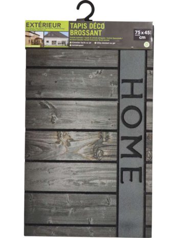 Luance otirač 45x75cm gumeni – effet bois sivi