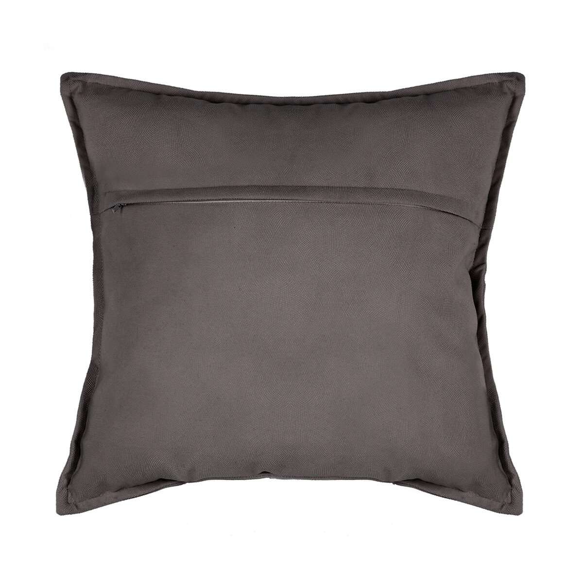 Atmosphera ukrasni jastuk lilou 45x45 cm poliester sivi - Image 2