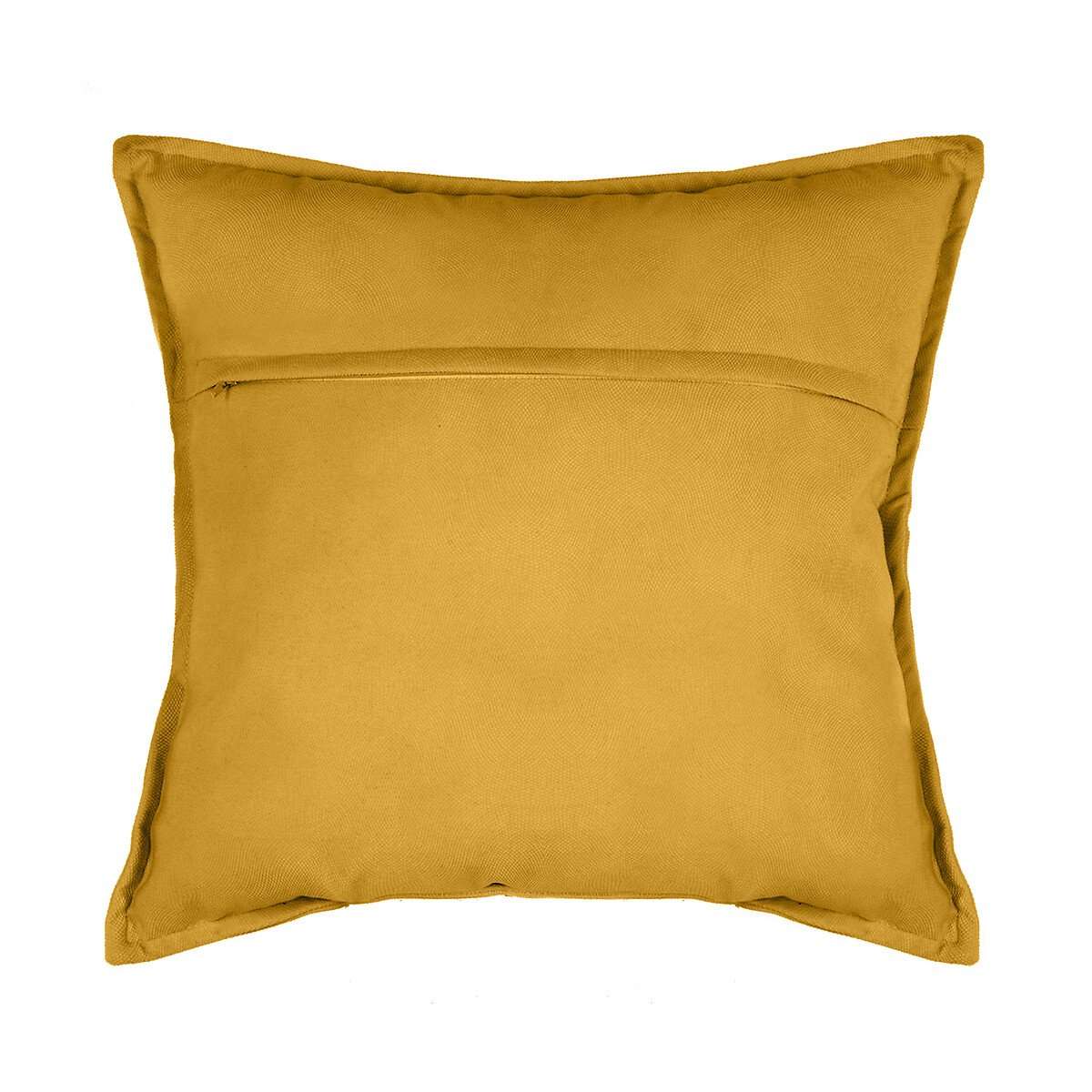 Atmosphera ukrasni jastuk lilou 45x45 cm poliester žuti - Image 2