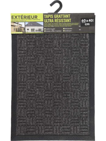 Luance otirač yvan 40x60cm polypropylene/gumeni – dark sivi