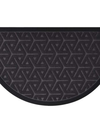 Luance otirač wilson 45x75cm polumjesec shape polyester/gumeni – dark sivi