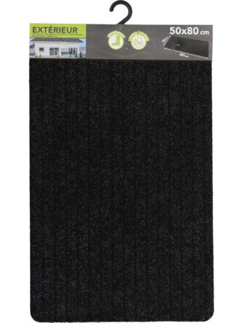 Luance otirač chloe 50x80cm polypropylene/latex – sivo/crni