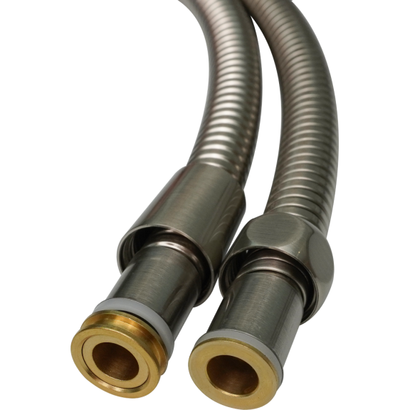 Inter ceramic tuš crijevo anti-twist 150-180cm mat srebrna - Image 3