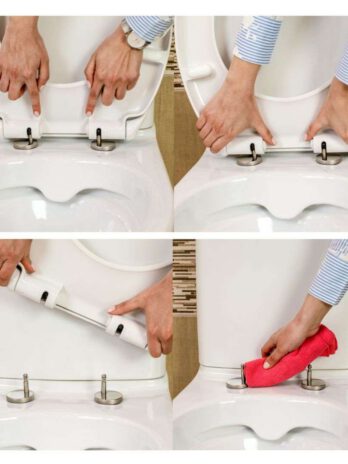 Gepard Sanitary wc daska selecta c9 42,5×37,3 cm, 2,15 kg soft close, duroplast, okov inox, bf+tfp/take off