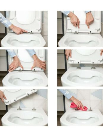 Gepard Sanitary wc daska taormina c9 45,5×36,2 cm, 2,78 kg soft close, duroplast, okov inox, bf+tfp/take off