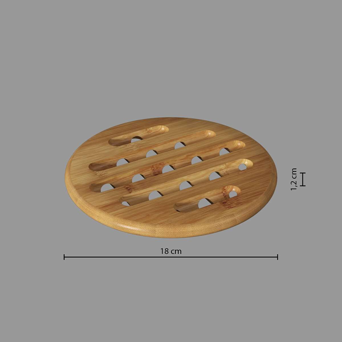 Five podmetač d.18x1.2cm bambus - Image 2