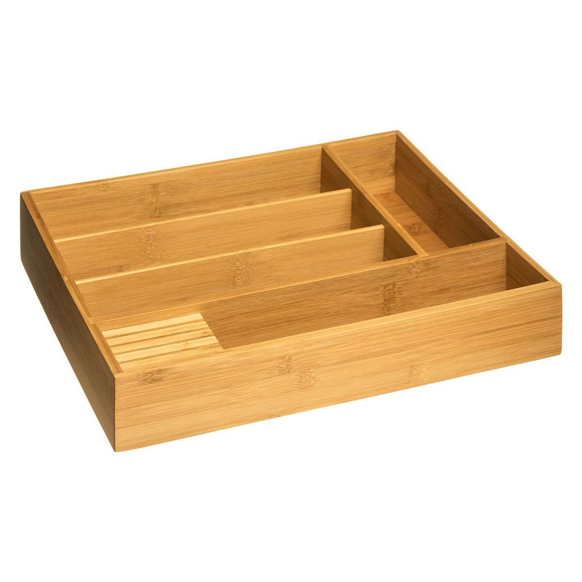 Five organizator za pribor za jelo 38x28x7cm bambus