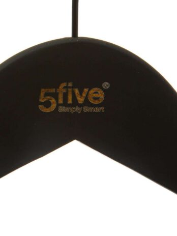 Five vješalica za odjeću 3/1 44.5×1.5×23.3cm drvo crna