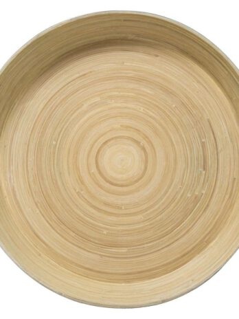 Five pladanj za posluživanje modern d.42×5.5cm bambus plava