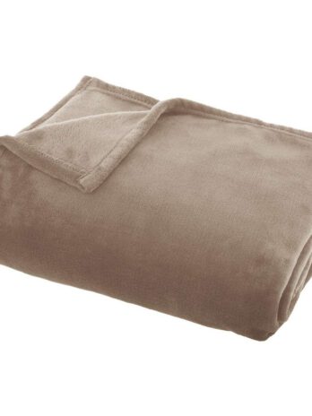 Atmosphera deka flanel 180x130cm poliester bež