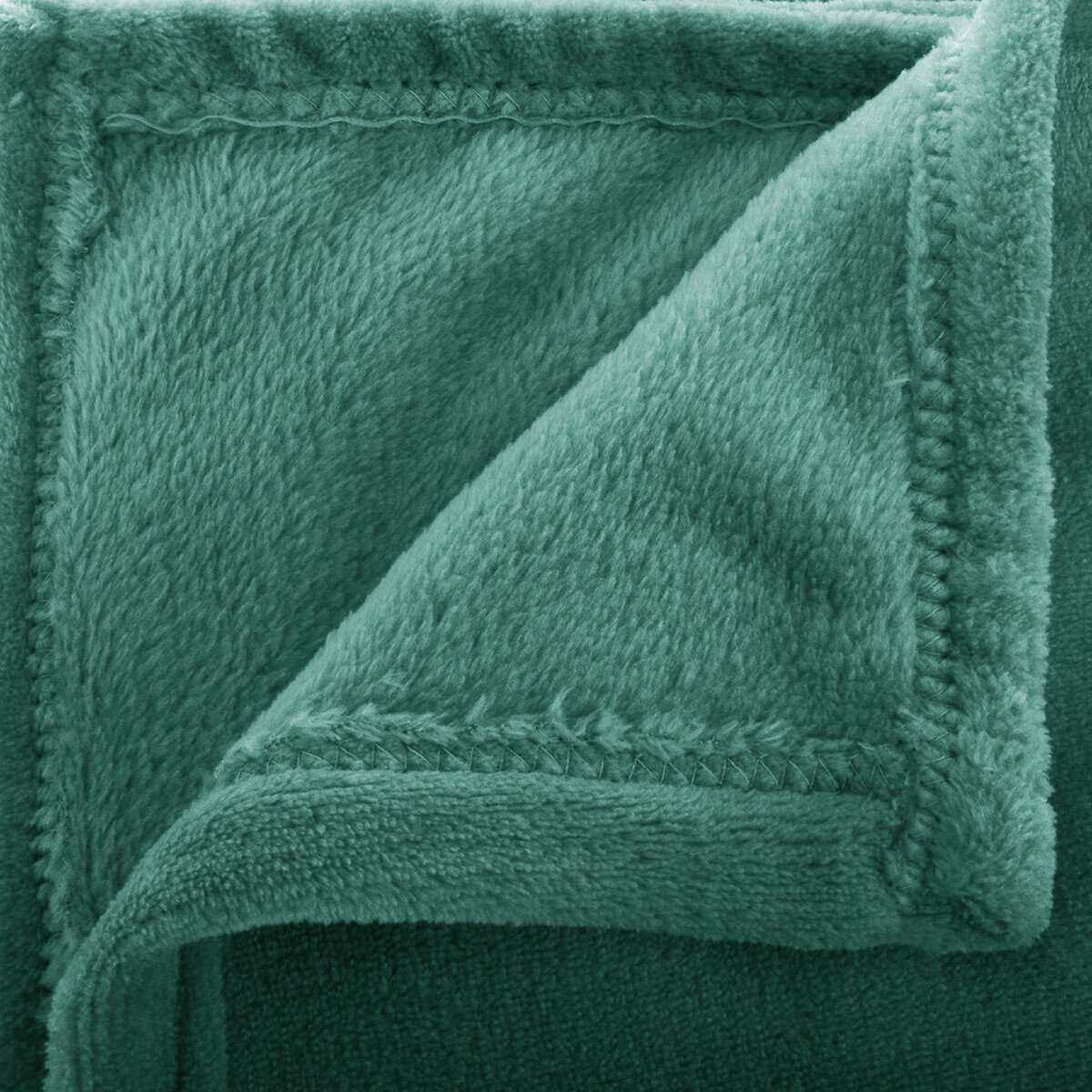 Atmosphera deka flanel 180x130cm poliester zelena - Image 2