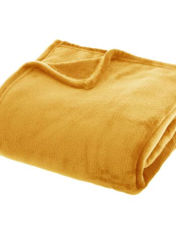 Atmosphera deka flanel 230x180x1cm poliester oker